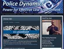 Tablet Screenshot of policedynamics.com